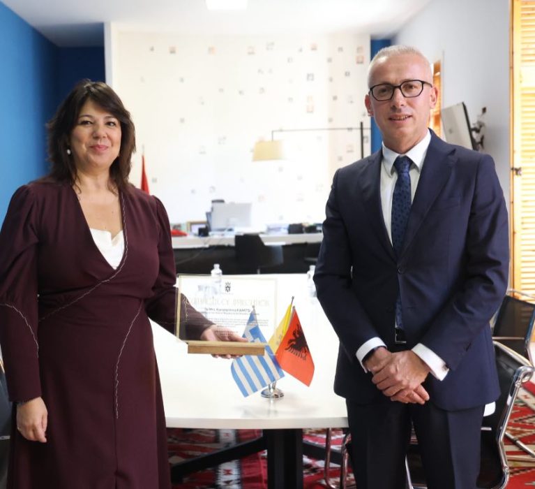 Vizita e Ambasadores së Greqisë në Bashkinë Korçë
