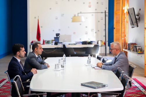 Ambasadori i Palestinës në Shqipëri, z. Sami Mhanna viziton Bashkinë Korçë