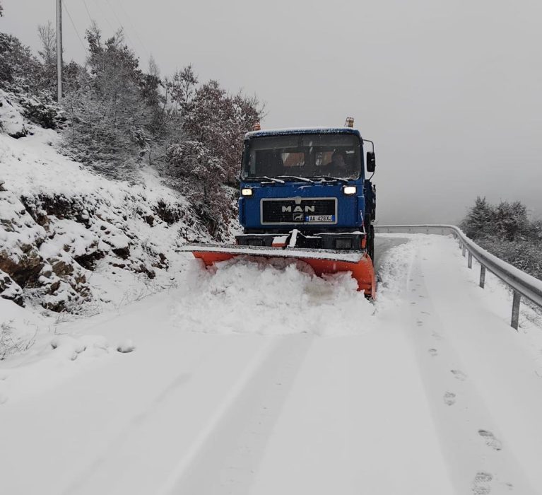 Situata e rreshjeve të dëborës në Bashkinë Korçë