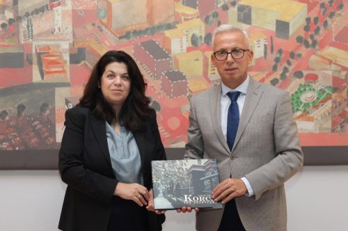 Takim me ambasadoren e Republikës së Greqisë në Shqipëri, znj. Lambrini Komini