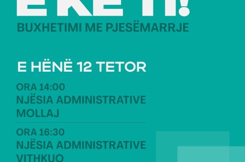 Buxhetimi me Pjesëmarrje në Njësitë Administrative Bulgarec dhe Drenovë