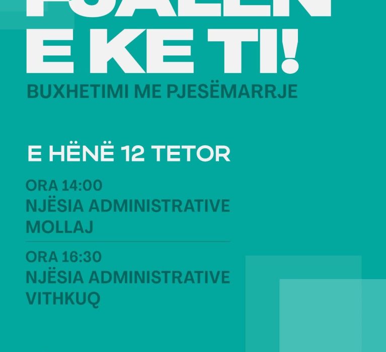 Buxhetimi me Pjesëmarrje në Njësitë Administrative Bulgarec dhe Drenovë