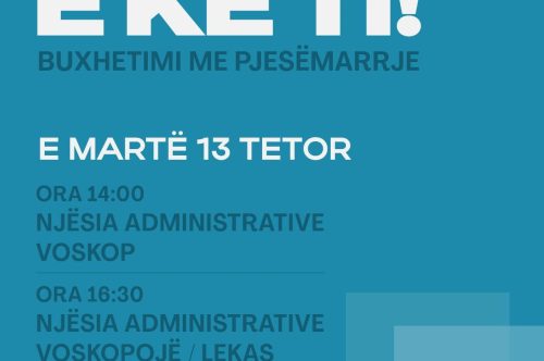 Buxhetimi me Pjesëmarrje në Njësinë Administrative Voskop dhe Voskopojë